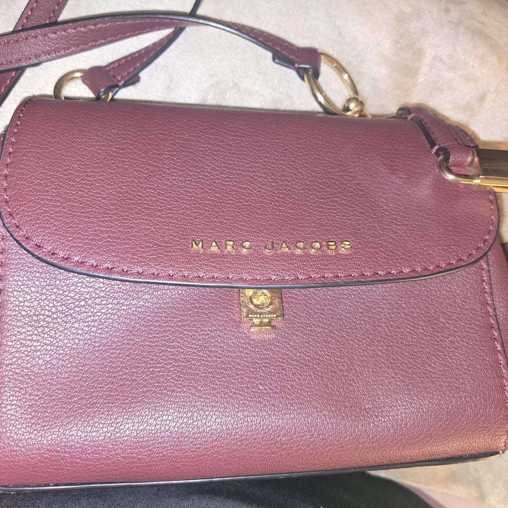Marc Jacobs Burgundy Crossbody Bag